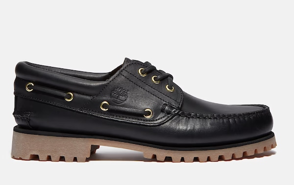 Men's Timberland Authentic 3-Eye Lug Handsewn Boat Shoe