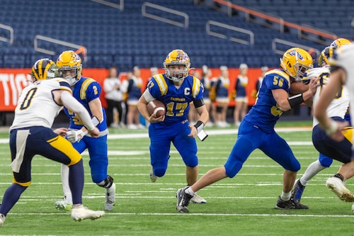 General Brown football defeated Cazenovia 51-49 on Saturday, Nov. 15 to win the 2025 Section III Class C Sectional Final. (Anthony Caimano | Contributing photographer)