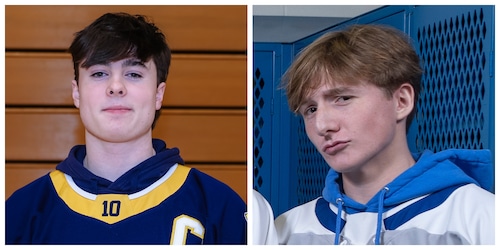 Section III boys ice hockey players Jonah Vormwald and Ian Cady each scored 40 goals in a single season.