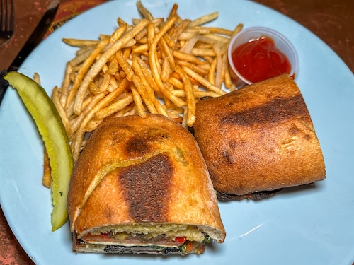The grilled veggie sandwich at CopperTop Tavern, Syracuse, N.Y. (Jared Paventi | jaredpaventi@gmail.com)