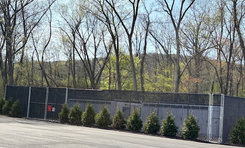 This fenced-off battery energy storage system was developed by New Leaf Energy in Hawthorne, Westchester County. It is similar to what the company wants to install in Syracuse.