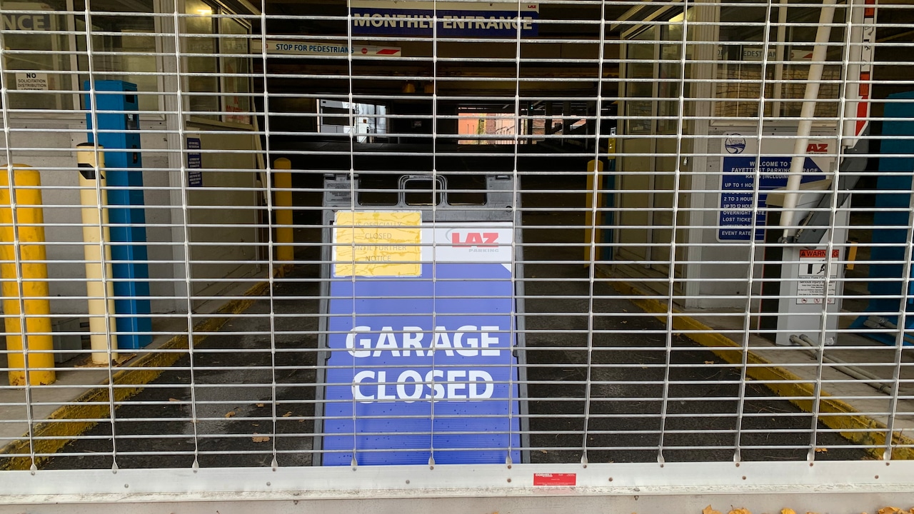 Closed Syracuse garage