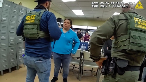 Cameras worn by federal agents show the immigration raid inside the Confectioners Nutrition Bar plant in Cato.