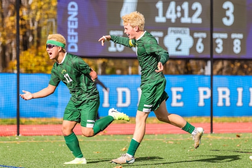 Hamilton shared co-champion honors with Fillmore in the Class D boys soccer state final at Middletown High School on Sunday, Nov. 16, 2025.