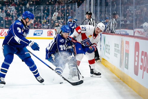 Syracuse Crunch edge Laval on late goal; popular Teddy bear toss is Saturday
