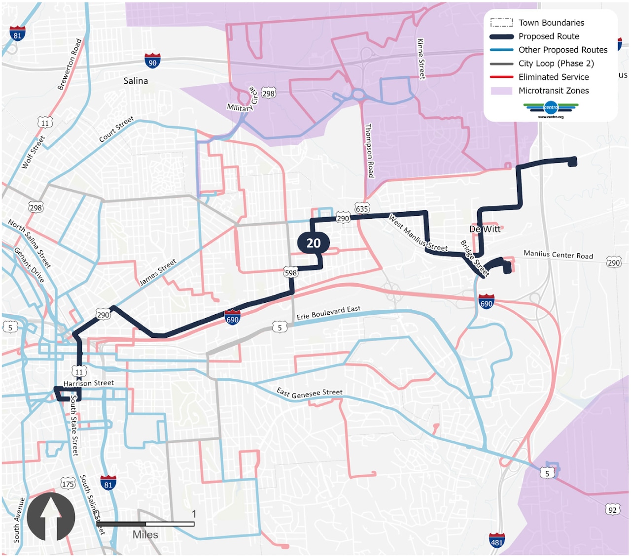 James Street Route