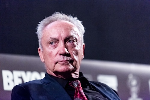 Actor Udo Kier attends the panel discussion following the Premiere Of RLJE Films' "Brawl In Cell Block 99" at The Egyptian Theatre on September 29, 2017 in Los Angeles, California.  (Photo by Greg Doherty/Getty Images)
