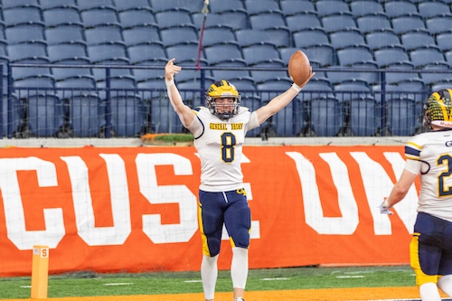 General Brown football defeated Cazenovia 51-49 on Saturday, Nov. 15 to win the 2025 Section III Class C Sectional Final. (Anthony Caimano | Contributing photographer)