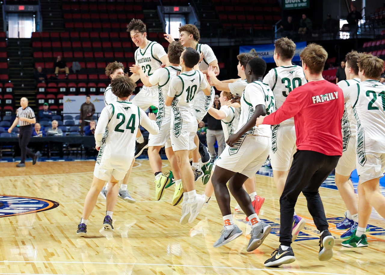 NYSPHSAA Boys Basketball Class B State Championships: Marcellus vs Woodlands played at Visions Veterans Memorial Arena