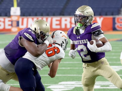 Christian Brothers Academy football takes step toward 3rd straight state crown with regional win