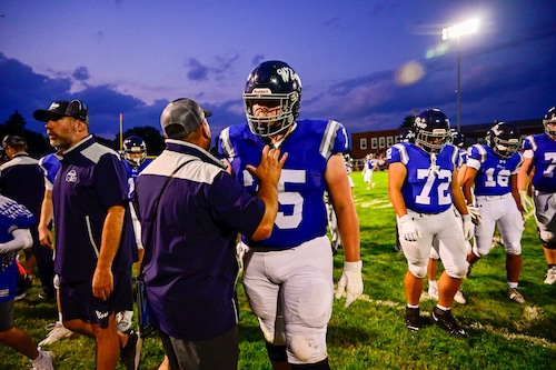 CBA vs. Whitesboro in football at the Whitesboro Middle School, Sept. 5, 2025.