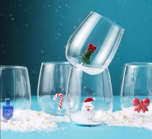 Shoppers are sprinting to Anthropologie to grab the new The Jolly Icon Stemless glasses