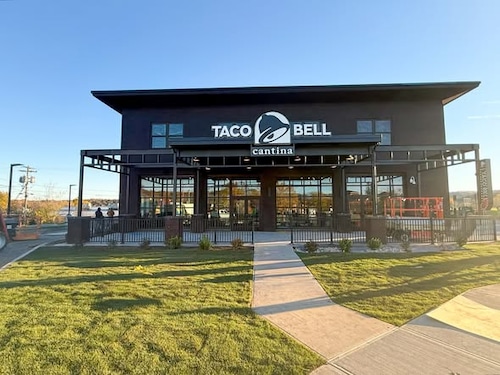 The new Taco Bell Cantina in the village of Manlius. It is located in the former fire station on Stickley Drive.