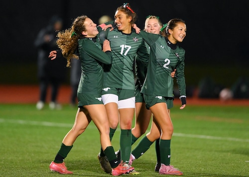 Girls Soccer Action