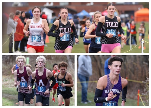 Four Section III runners finished in the top five of their respective class races during the NYS cross country championship meet at Queensbury High School on Saturday, Nov. 15, 2025.