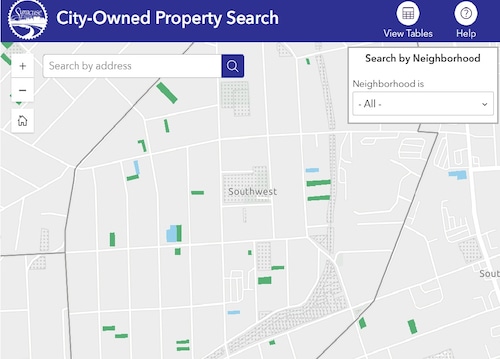 The city of Syracuse has launched an interactive map on its website that allows users to search for city-owned vacant lots that are for sale. (City of Syracuse)