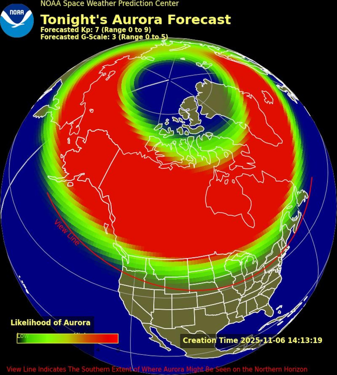 NOAA forecast