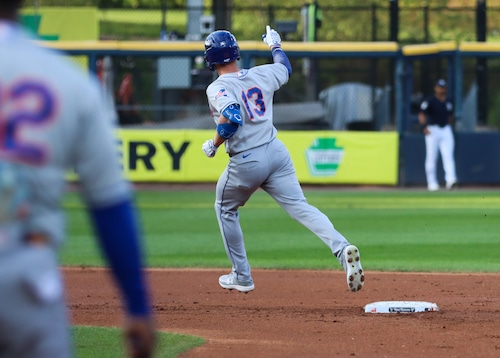 Luke Ritter hit a home run for Syracuse on Tuesday night (Kylie Richelle).