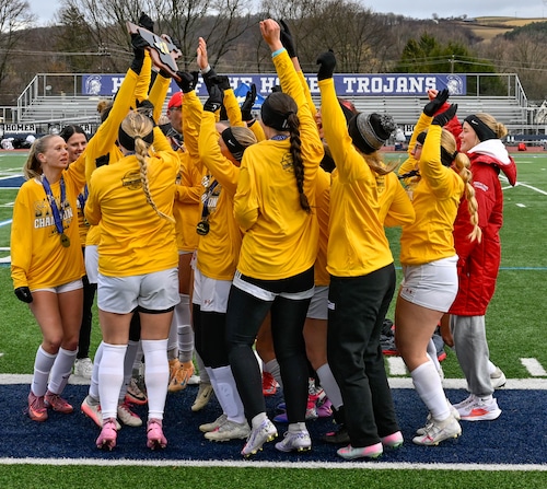 Cincinnatus vs Chazy Class D high school girls soccer State Final at Homer High School Sunday November 16, 2025 in Homer, NY (Robert Grossman | Contributing Photographer)