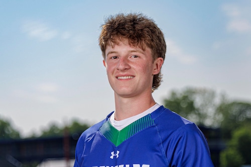 All-Central New York boys lacrosse all-star Adrian Sweeney of Cicero-North Syracuse at the 2025 spring All-CNY photo shoot at NBT Bank Stadium in Syracuse, N.Y. on Thursday, June 12, 2025. (N. Scott Trimble | strimble@syracuse.com)