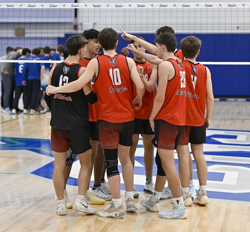 Jamesville-DeWitt vs Living Word Academy Section III Division II boys volleyball sectional final at Cicero-North Syracuse High School Saturday November 15, 2025 in Cicero, NY (Robert Grossman | Contributing Photographer)